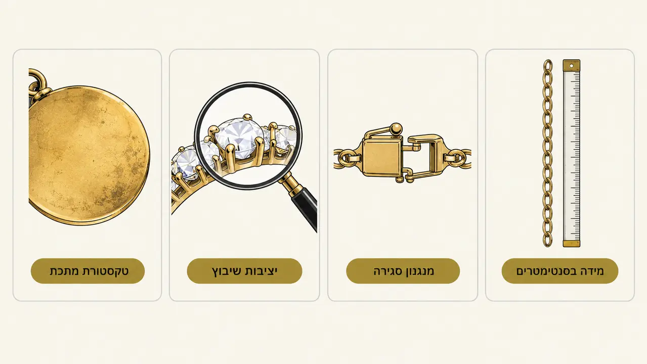 מה לבדוק לפני שמזמינים תכשיטי יד שנייה במשלוח?