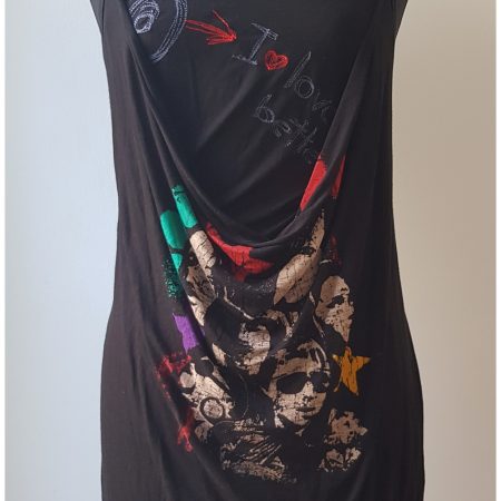 שמלה טופ Desigual שחורה